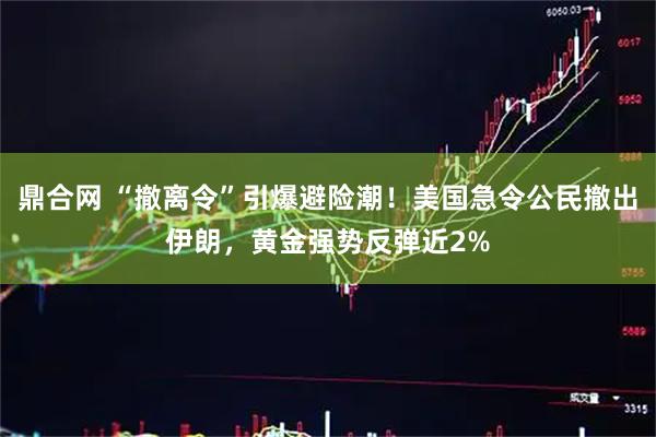 鼎合网 “撤离令”引爆避险潮！美国急令公民撤出伊朗，黄金强势反弹近2%